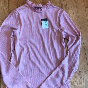 Primark Ribbed Top Blush Size 6/8